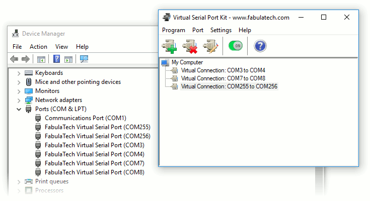 Vsp virtual serial port software